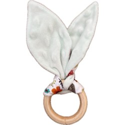 Anneau de dentition oreilles de lapin