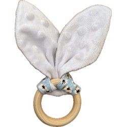Anneau de dentition oreilles de lapin