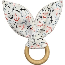 Anneau de dentition oreilles de lapin