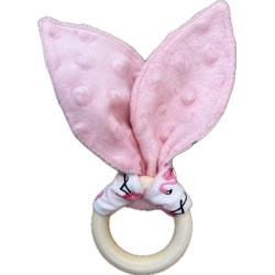 Anneau de dentition oreilles de lapin