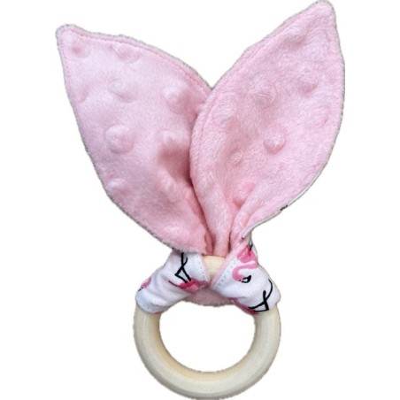 Anneau de dentition oreilles de lapin