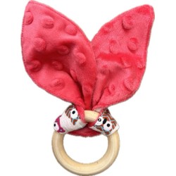 Anneau de dentition oreilles de lapin