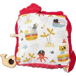 Cube d'éveil en  tissus cousue main à Sarzeau dans le Morbihan