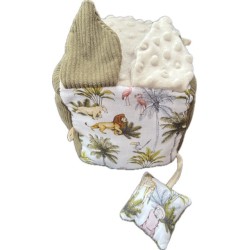 Cube d'éveil en  tissus cousue main à Sarzeau dans le Morbihan