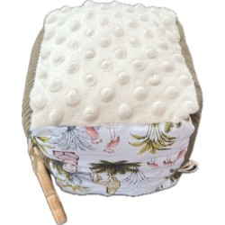 Cube d'éveil en  tissus cousue main à Sarzeau dans le Morbihan