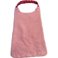 Bavoir élastiqué enfant personnalisé – coton & éponge bambou – grand format cantine