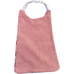 Bavoir élastiqué enfant personnalisé – coton & éponge bambou – grand format cantine