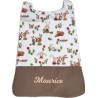 Bavoir élastiqué enfant personnalisé – coton & éponge bambou – grand format cantine