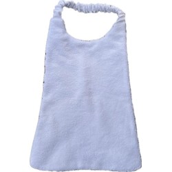 Bavoir élastiqué enfant personnalisé – coton & éponge bambou – grand format cantine