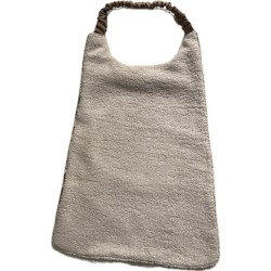 Bavoir élastiqué enfant personnalisé – coton & éponge bambou – grand format cantine