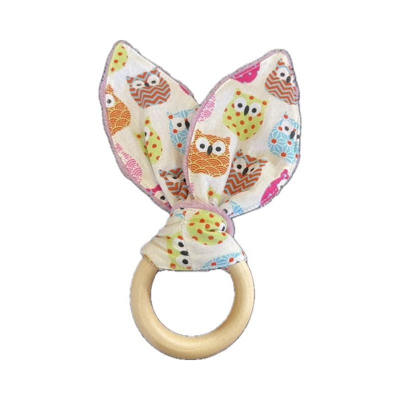 Anneau de dentition oreilles de lapin