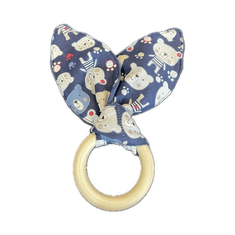 Anneau de dentition oreilles de lapin