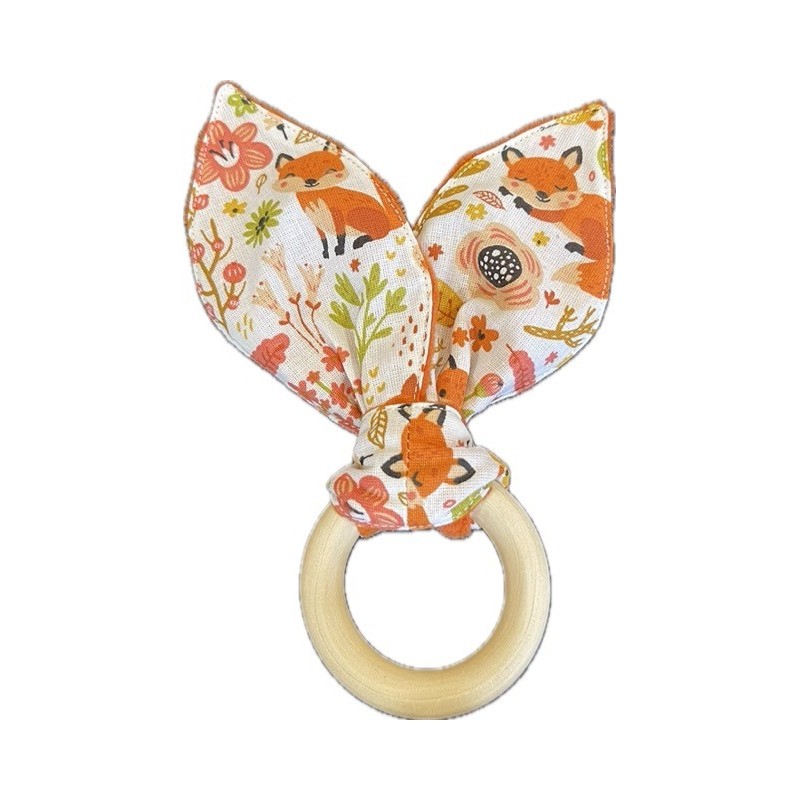 Anneau de dentition oreilles de lapin