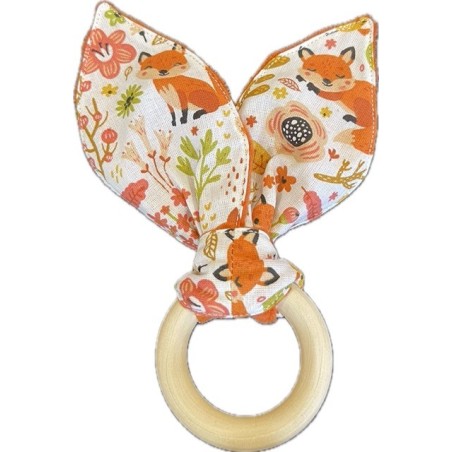 Anneau de dentition oreilles de lapin