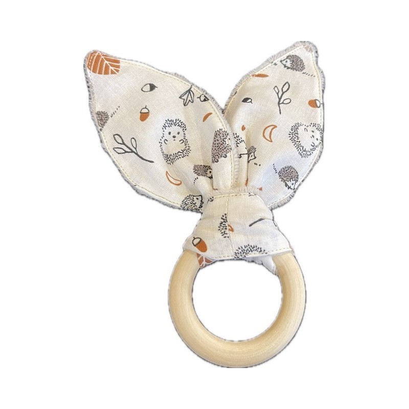 Anneau de dentition oreilles de lapin