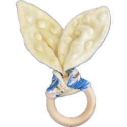 Anneau de dentition oreilles de lapin