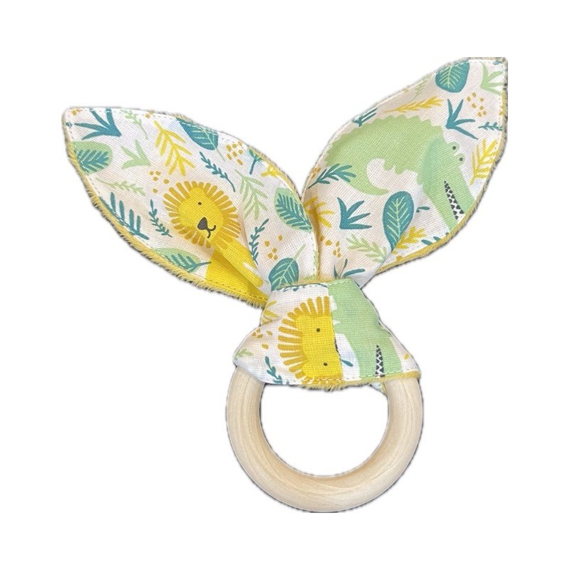 Anneau de dentition oreilles de lapin