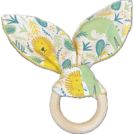 Anneau de dentition oreilles de lapin