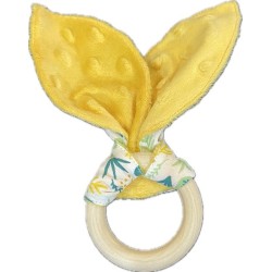 Anneau de dentition oreilles de lapin