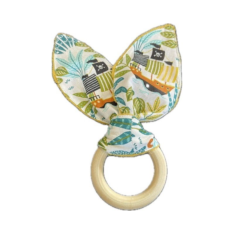 Anneau de dentition oreilles de lapin