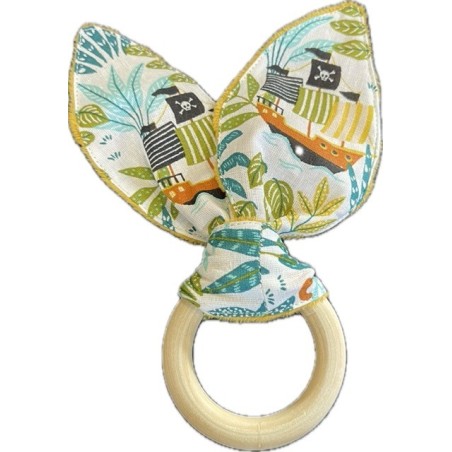 Anneau de dentition oreilles de lapin