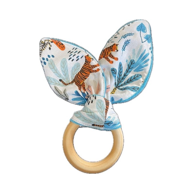 Anneau de dentition oreilles de lapin