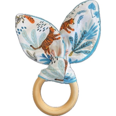 Anneau de dentition oreilles de lapin